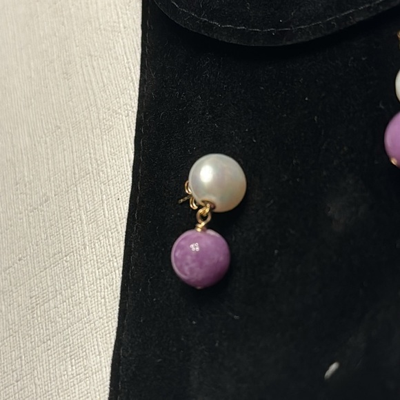 Coconut Love PURPLE GILI EARRINGS - Picture 3 of 4